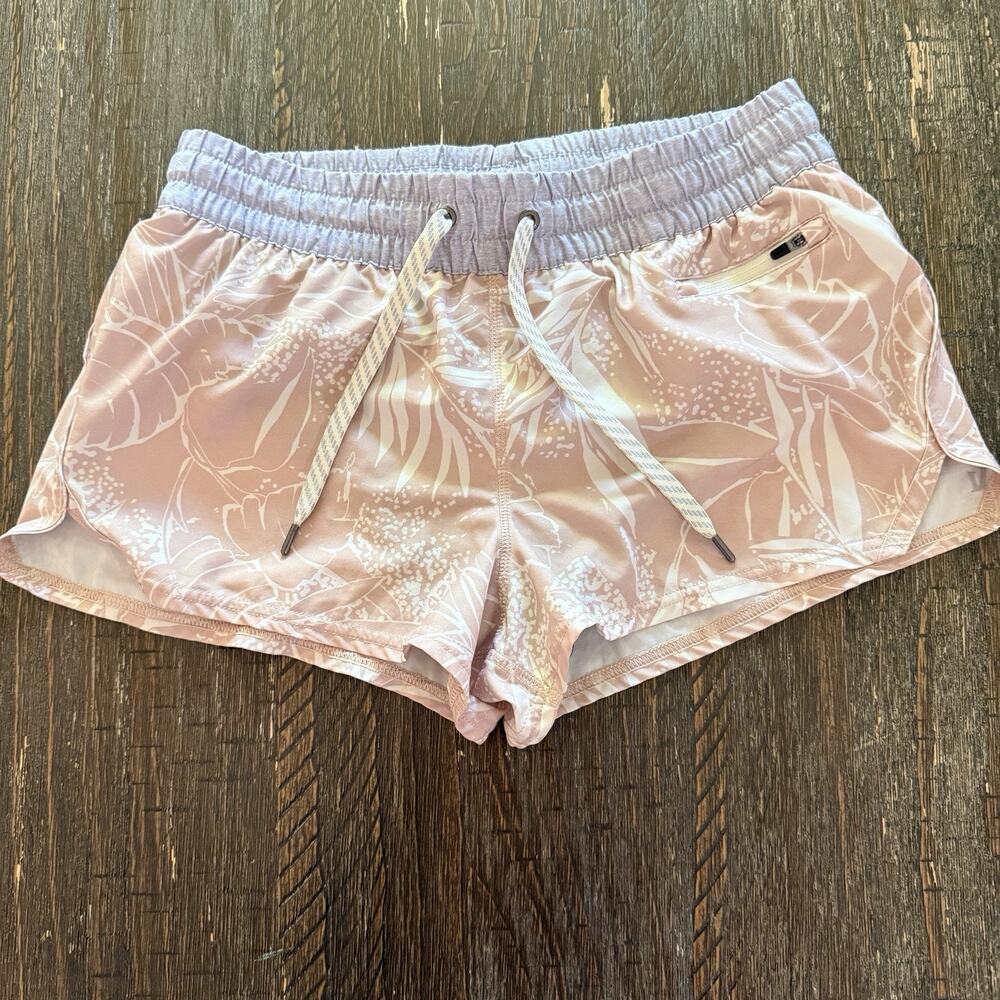 Vuori Pink Marble Athletic Running Shorts - Picture 2 of 7